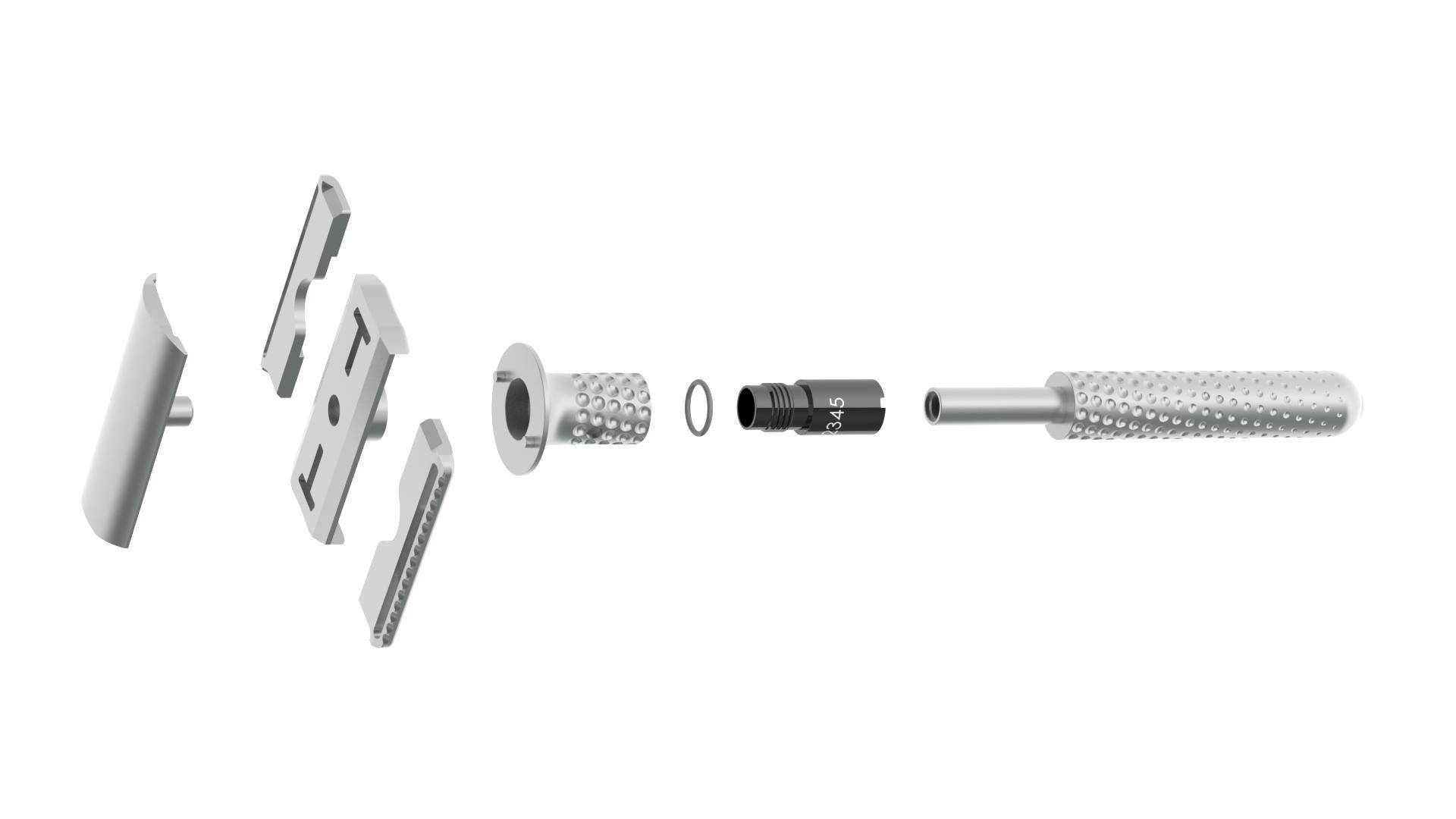 Tatara Muramasa Adjustable Double Edge Safety Razor with Base Stand